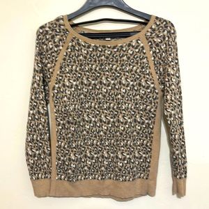 Loft animal print lightweight sweater